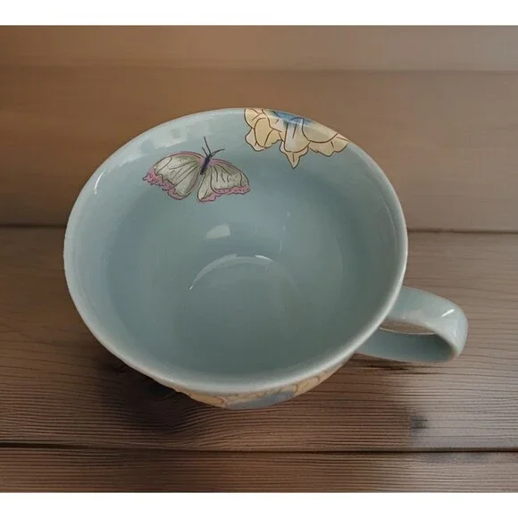 Disney Store Cinderella Butterfly 14oz Coffee Tea Soup Cup Mug - Picture 7 of 8